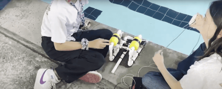 Students Create Own Robots For Underwater Robotics Competition at the McNeese Natatorium